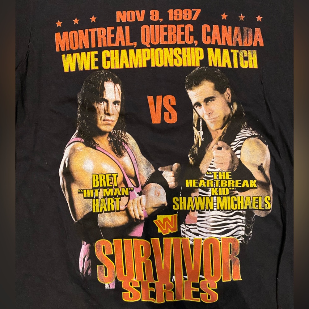 WWE 1997 Survivor Series Graphic T-Shirt